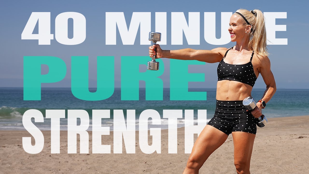 40 MINUTE FULL BODY STRENGTH WORKOUT WITH WEIGHTS | No Cardio | Intense | TRANSFORM #3