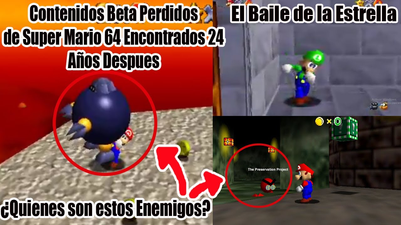 Contenidos Beta Eliminados y Perdidos de Súper Mario 64 que Tardaron 24 Años en ser Descubiertos