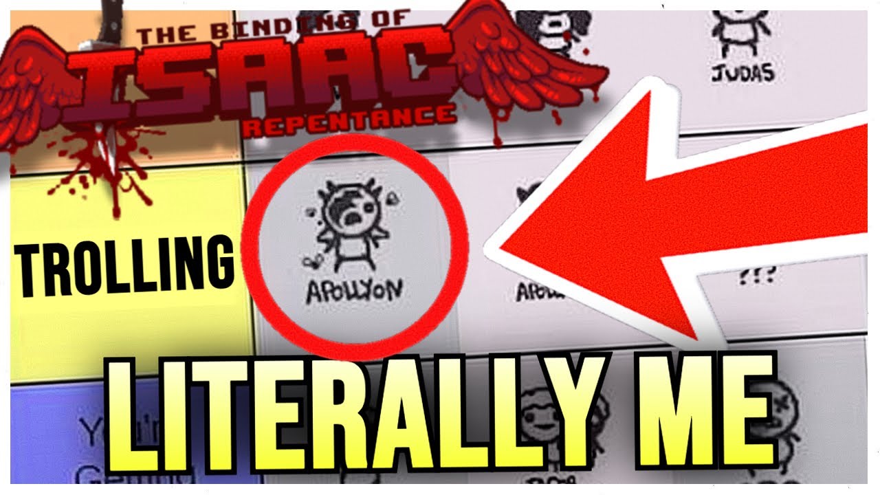 Isaac Multiplayer but I'm an F Tier Character