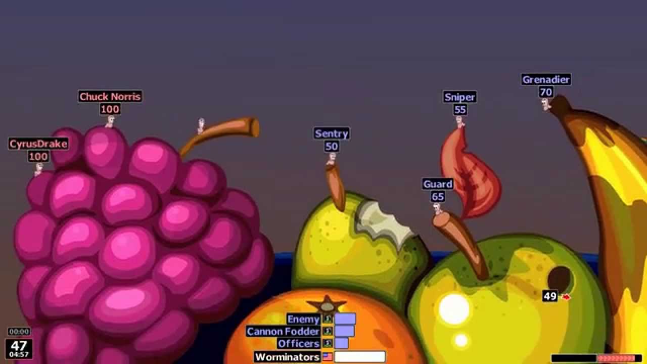 Worms Armageddon Mission 22 Go Bananas!