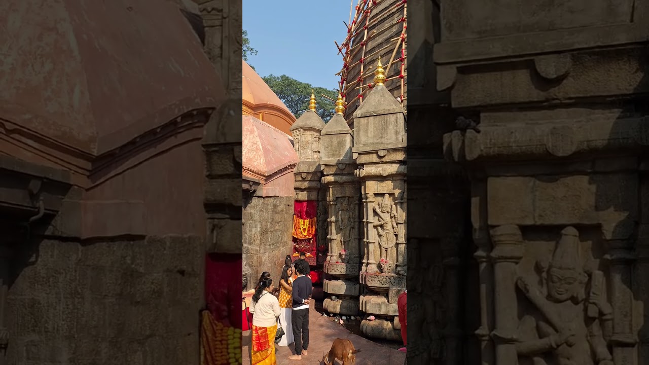 Kamakhya temple, Guwahati ,Assam  - Gold plating work on the go