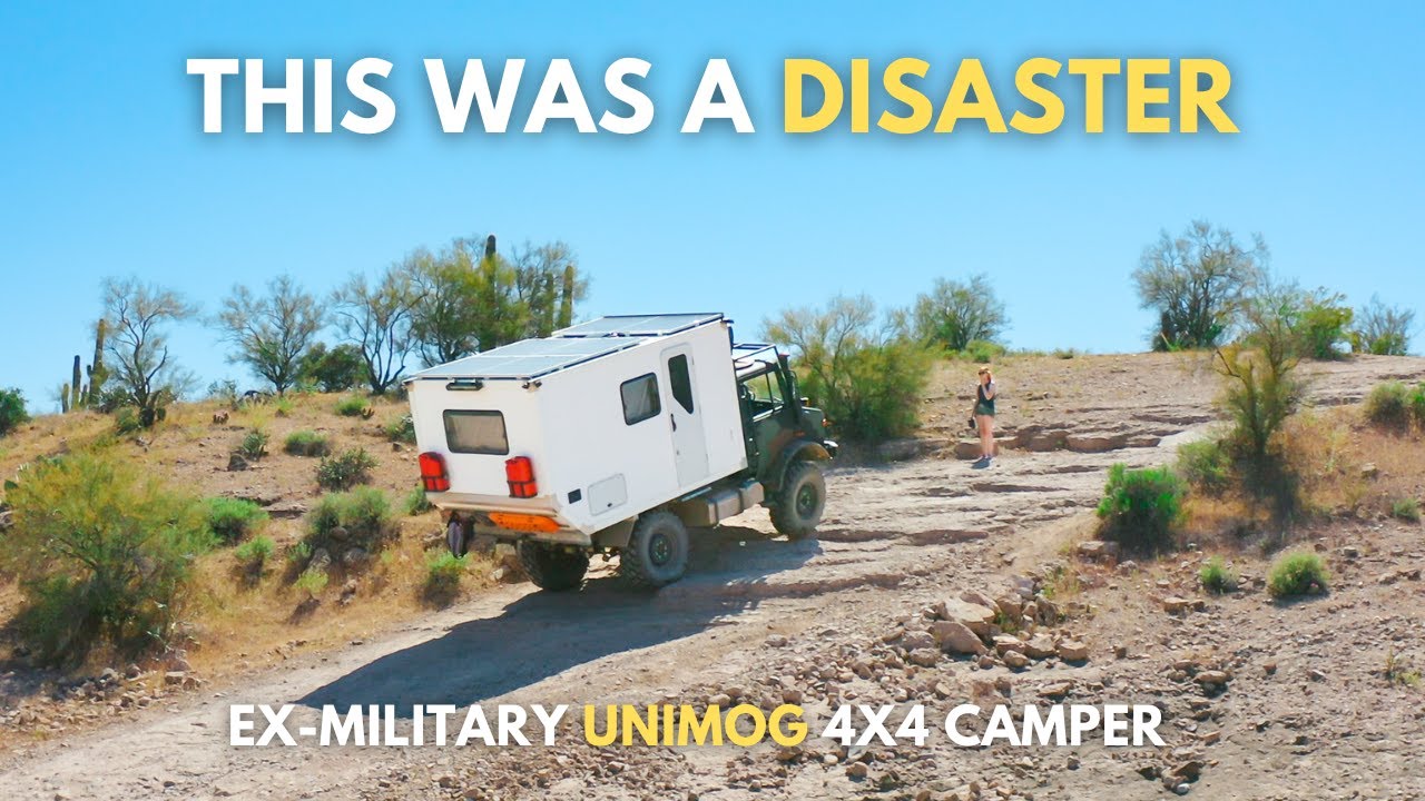 A Mechanical Failure Threatens Our Whole Trip! 37 Year Old Unimog 4x4 Overland Camper! (1/3)