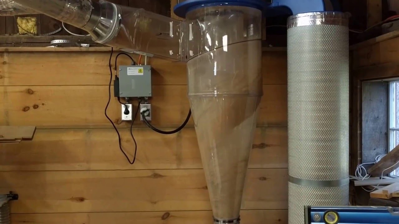 Clearvue cyclone dust collector test run