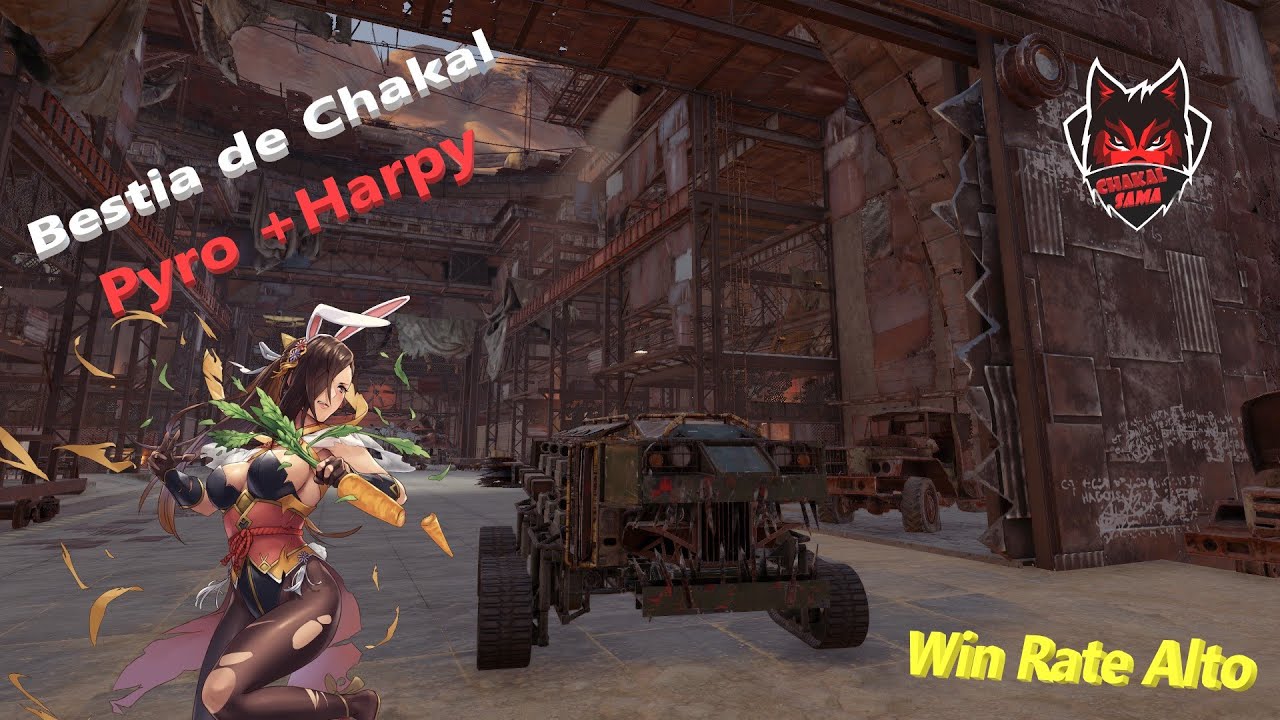 Crossout Español - Harpy + Pyro Alto Win Rate Daño y Soporte + Movilidad Alta !! - HD 2021 👺🛠🚗