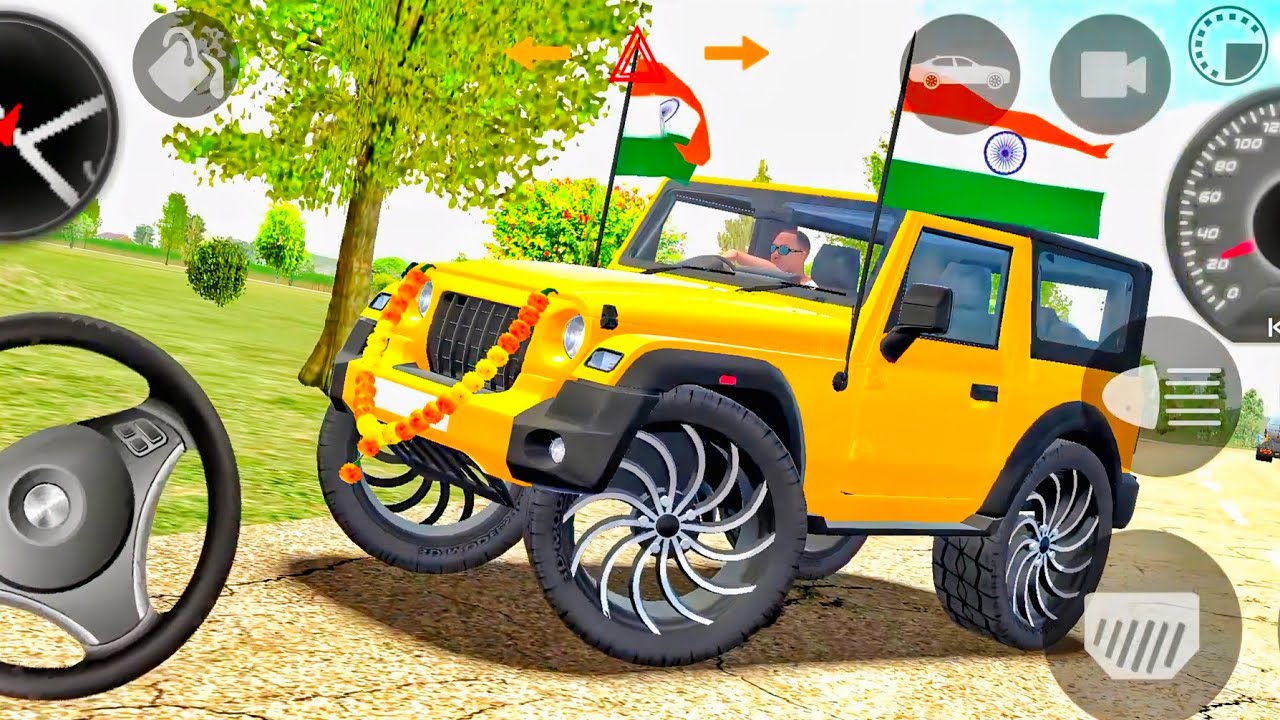 Modified Mahindra Thar😈Games:Indian Yellow Thar (Gadi Wala Games) Car Game Android Game - #2026