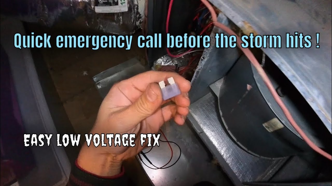 Last minute No heat call leads to Goodman blowing fuse! #hvaccontractor #bluecollar #hvac 