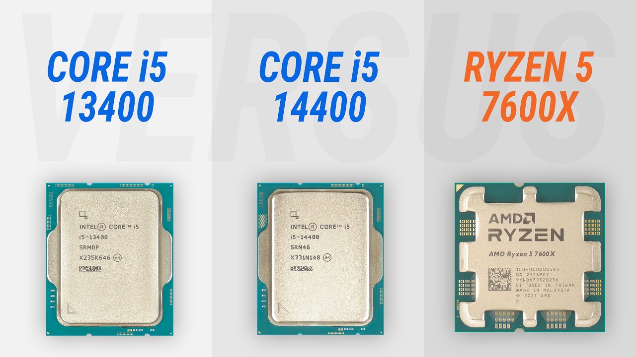 Core i5-14400 vs Core i5-13400 vs Ryzen 5 7600X w/ RTX 4090: Test in 7 games