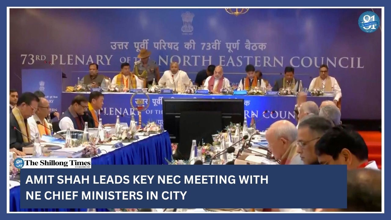Amit Shah leads key NEC meeting with NE chief ministers in city