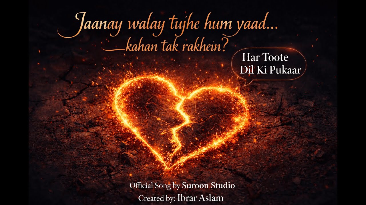 Jaanay Walay Tujhe Hum Yaad... Kahan Tak Rakhein? | Suroon Studio | New Soulful Song 2026