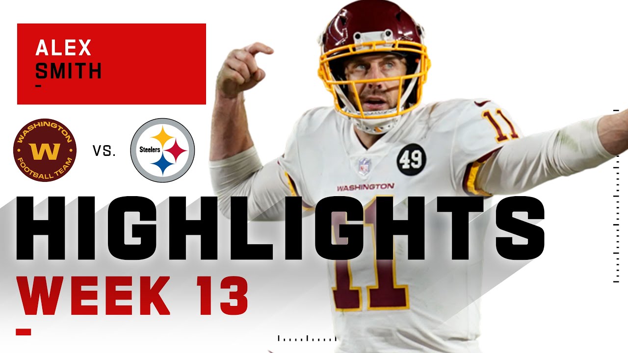 Alex Smith Topples Big Ben & the Steelers w/ 296 Passing Yds | NFL 2020 Highlights