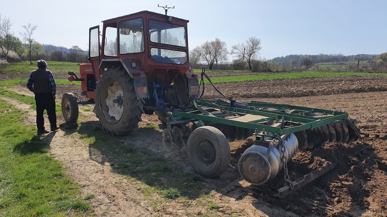 Tractor-vlog-u650-disc-gdu-3.4-La discuit pentru porumbul din anul 2022 ep5