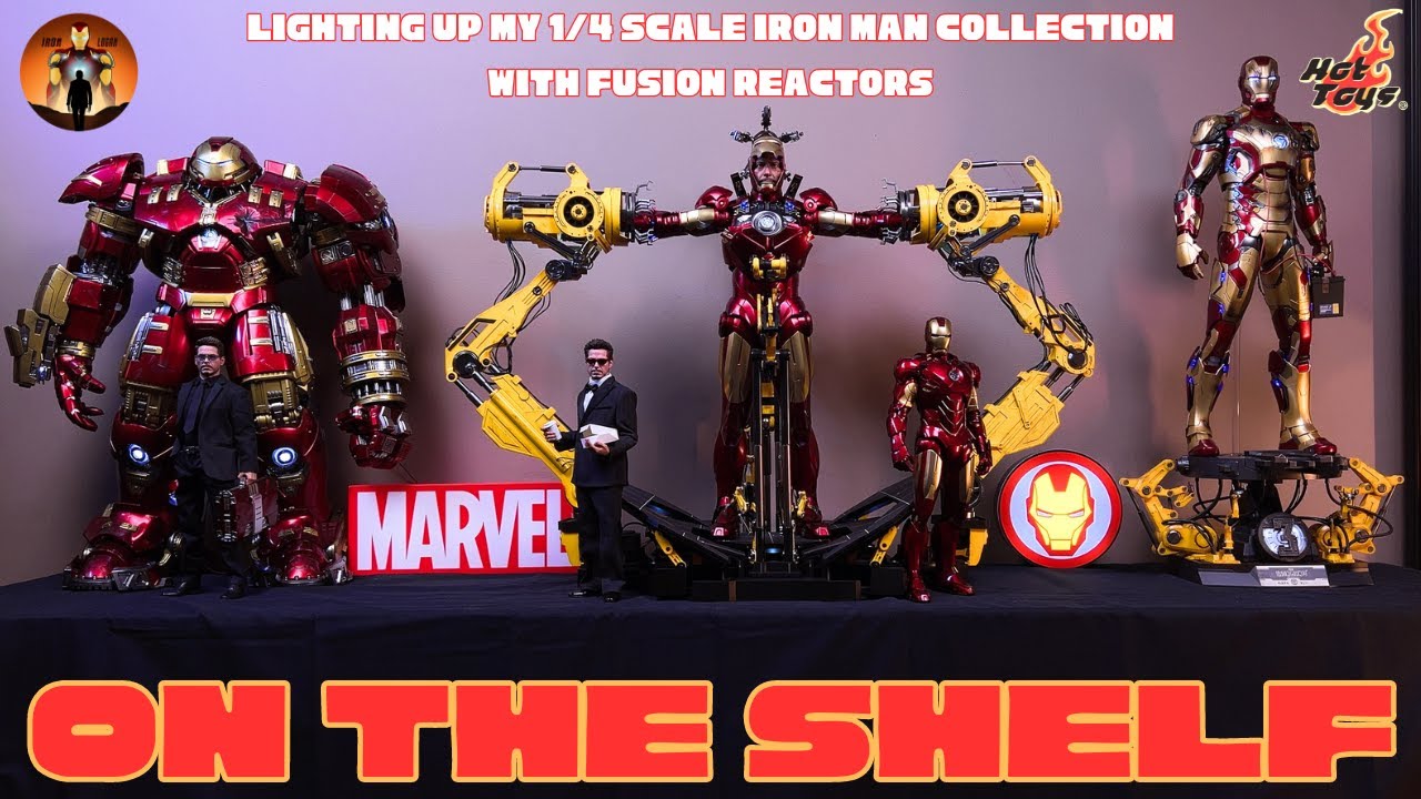 Hot Toys Iron Man With Fusion Reactors ON THE SHELF