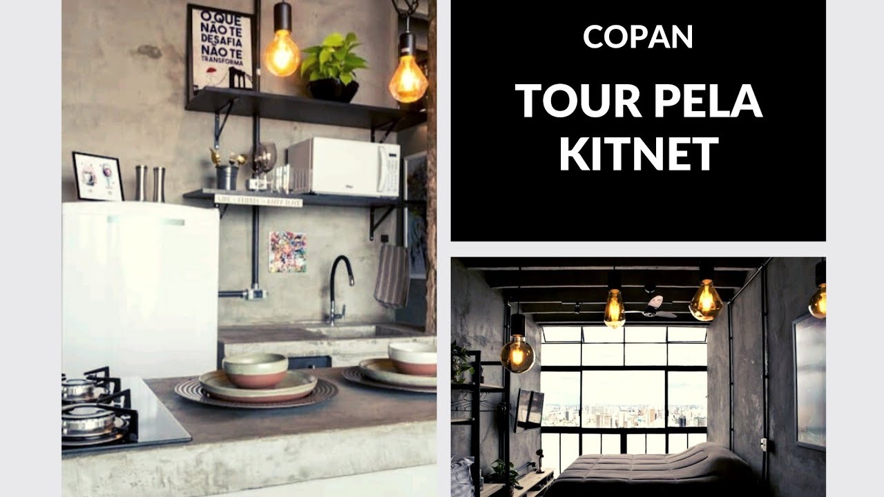 Tour por kitnet no 29° andar do Copan