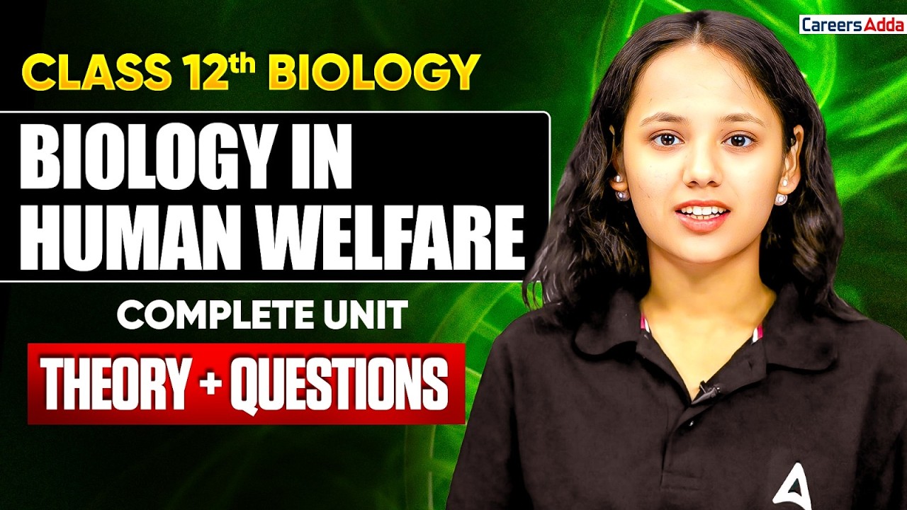 Class 12 Biology 2026 | Biology in Human Welfare in One Shot with Most Important Questions