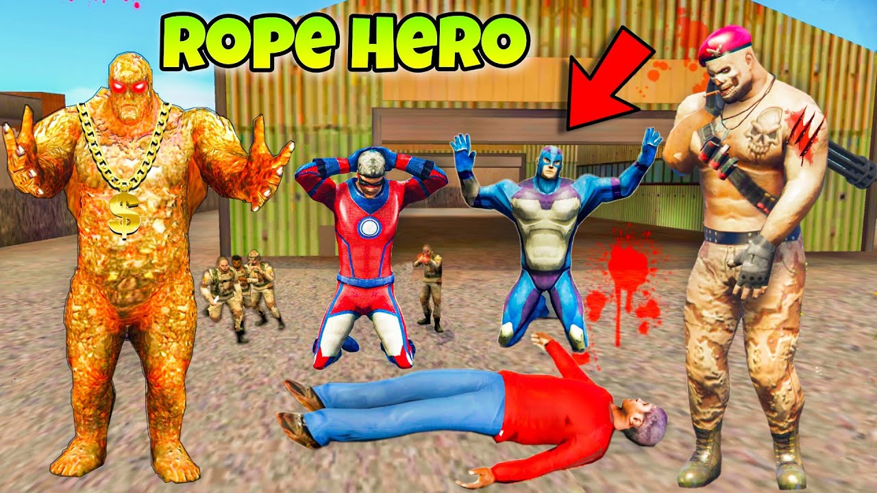Villen Ganges Killed Tipson In Gta 5 || Rope Hero Vice Town