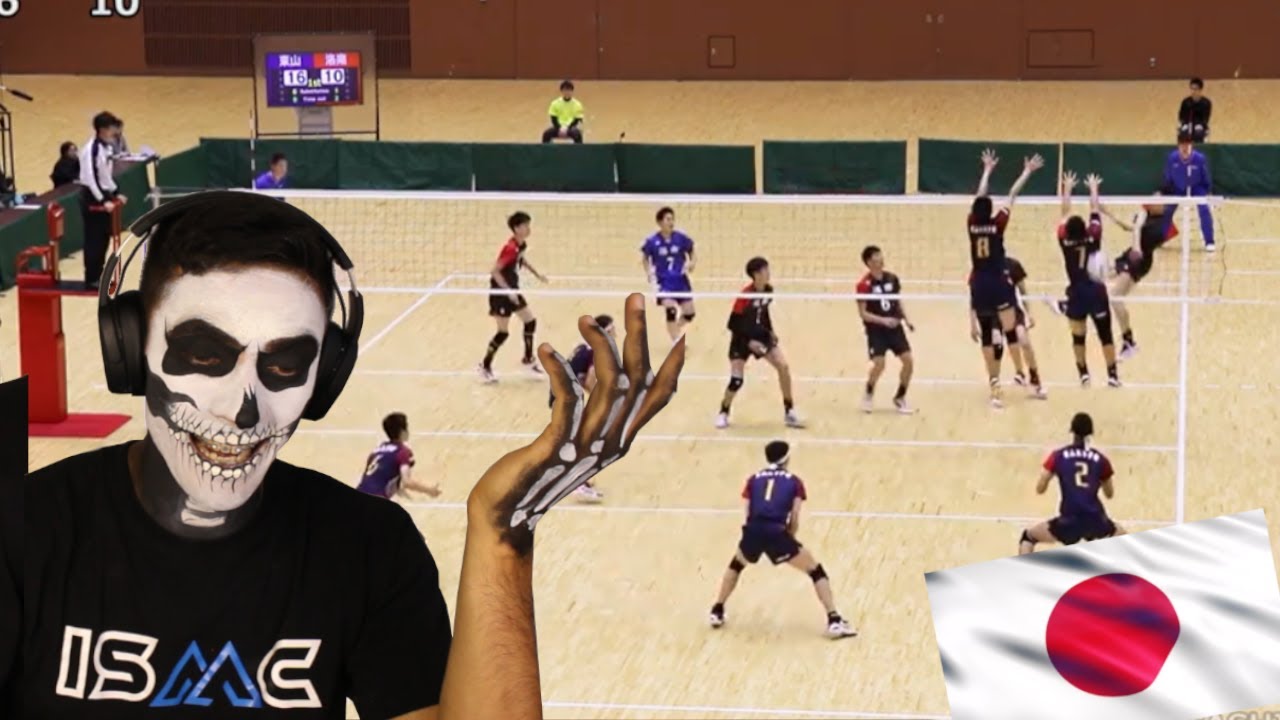 VOLEIBOLISTA REACCIONANDO AL VOLEIBOL DE PREPARATORIAS JAPONESAS 🏐🔥
