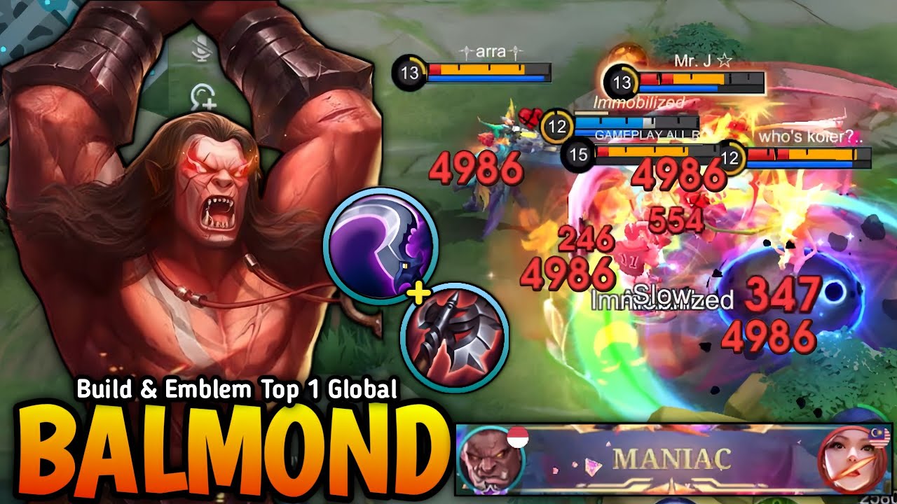 WTF NO MERCY!! Powerful Balmond Insane Damage Almost SAVAGE - Build Top 1 Global Balmond