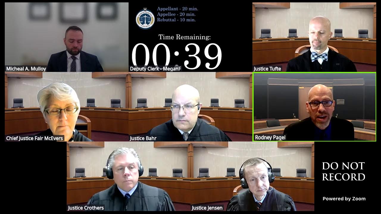 North Dakota Supreme Court Oral Argument