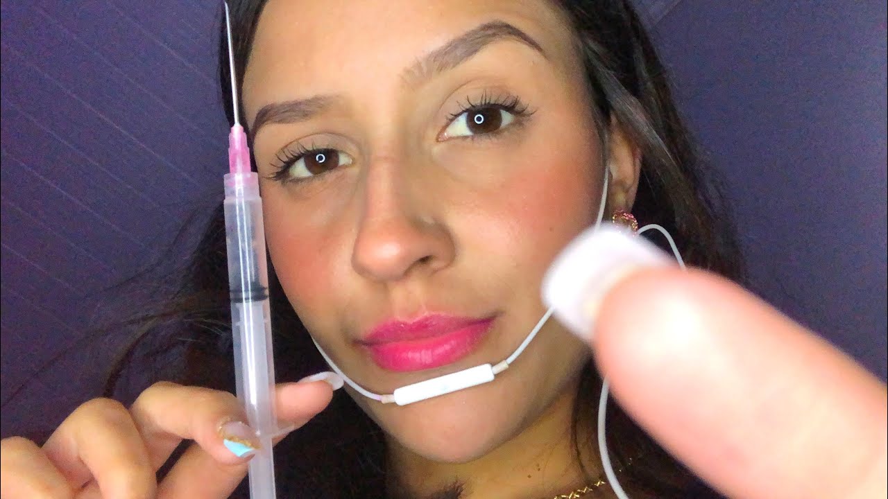 Asmr roleplay: Preenchimento labial em você 💉👄 #asmr #asmrroleplay