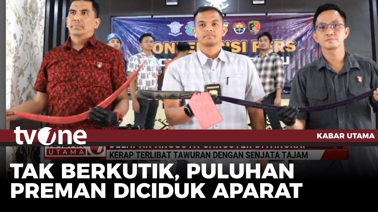 Ratusan Preman Terjaring Operasi Premanisme di Kota Cimahi | Kabar Utama tvOne