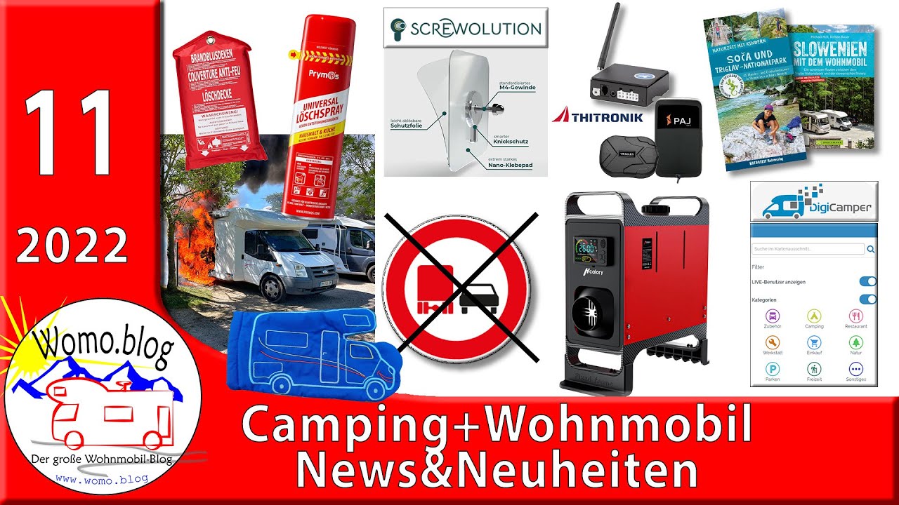 Camping + Wohnmobil News und Neuheiten 11/22