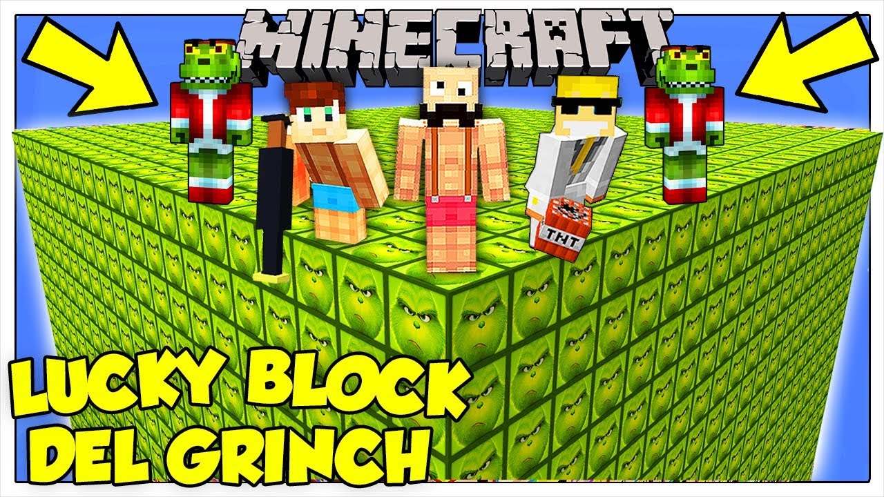 LA SFIDA DEI LUCKY BLOCK GIGANTI DEL GRINCH! - Minecraft ITA