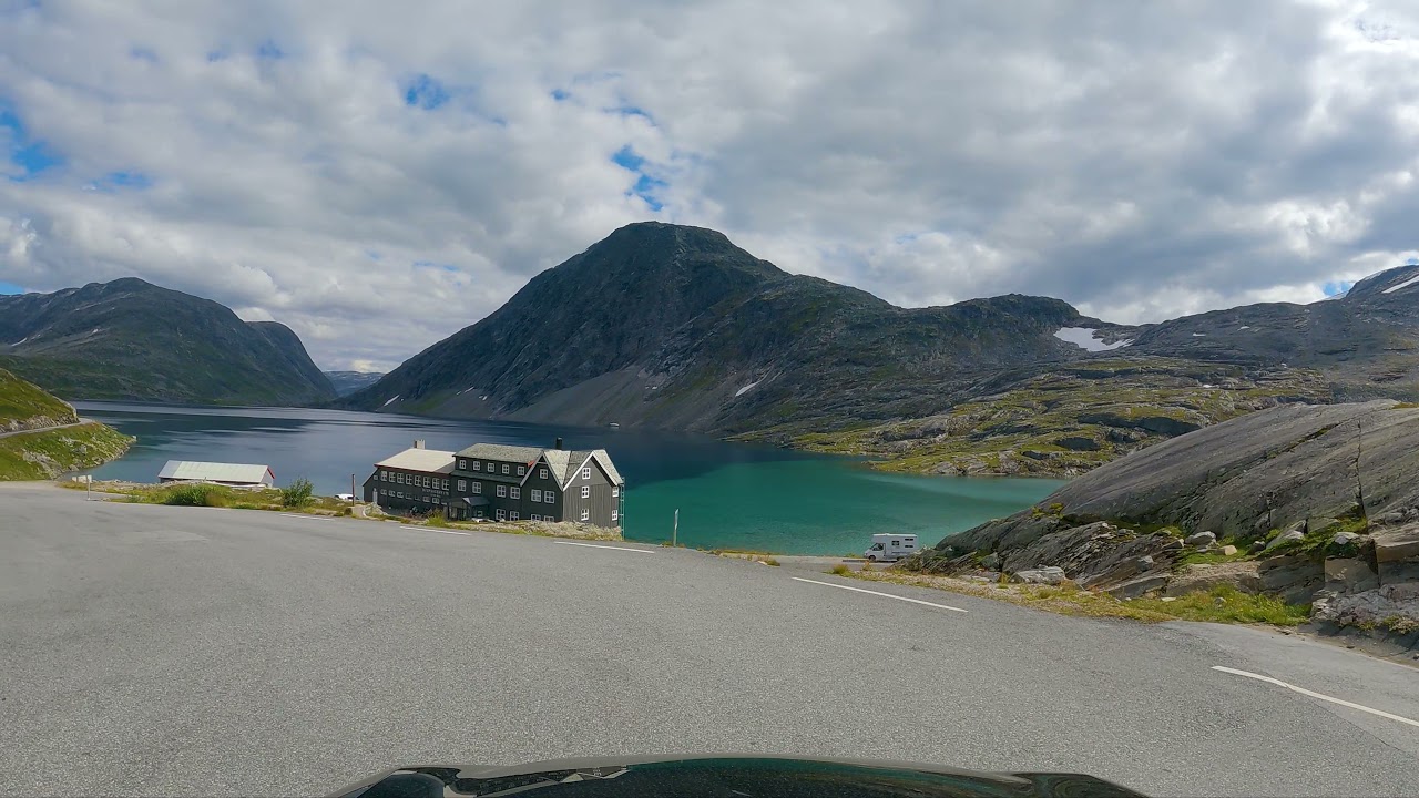 【4K60】 Driving in Norway - Dalsnibba to Geiranger - Geiranger Skywalk