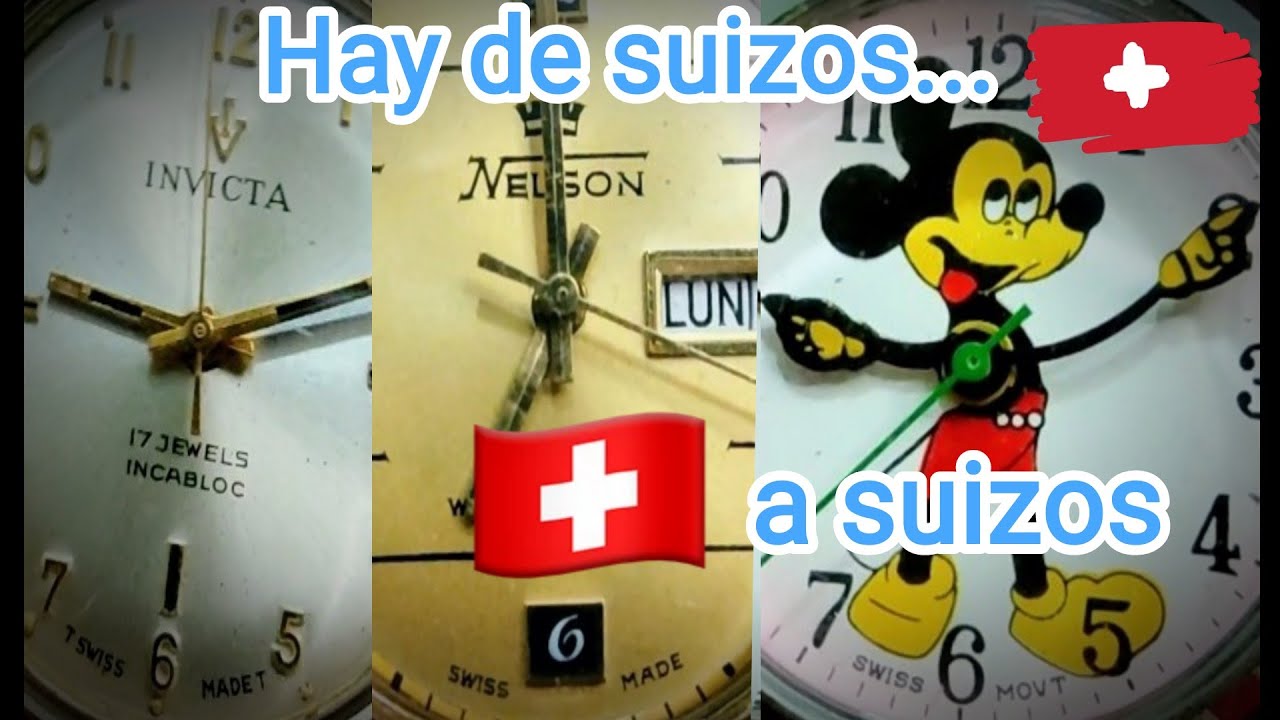 Hay de suizos... a suizos.