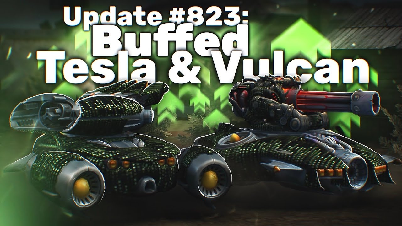 Tanki Online - Updates to Tesla and Vulcan! | Patch #823 Review | Matchmaking Highlights & Montage