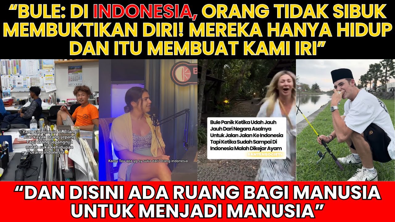 Kocak! Bule Ini Fisiknya Aja Luar, Tapi Jiwa & Gayanya Udah Indonesia Banget