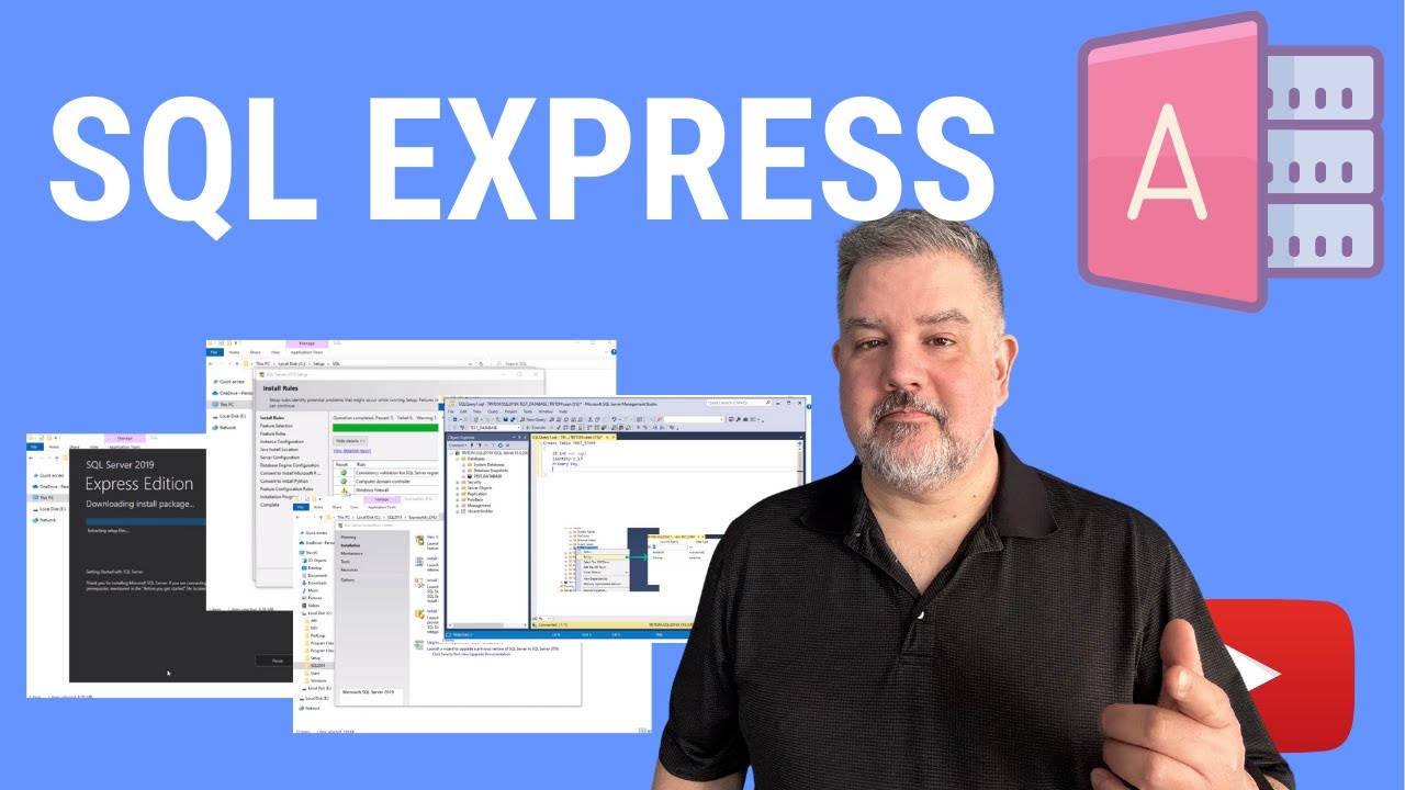 Как установить и использовать SQL Express