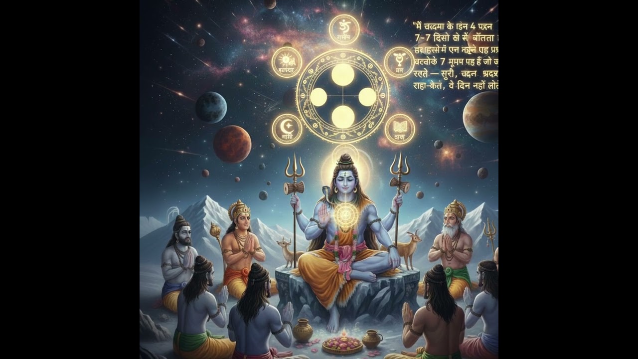 जब ब्रह्मांड में सब कुछ बिखरा हुआ था#Mahadev #LordShiva #Mahakal #SpiritualWisdom #AncientIndia 
