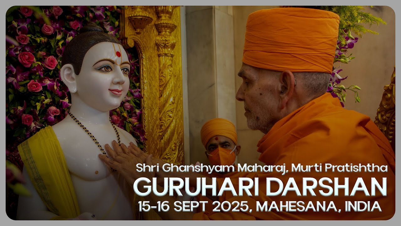 Guruhari Darshan, 15-16 Sep 2025, Mahesana, India