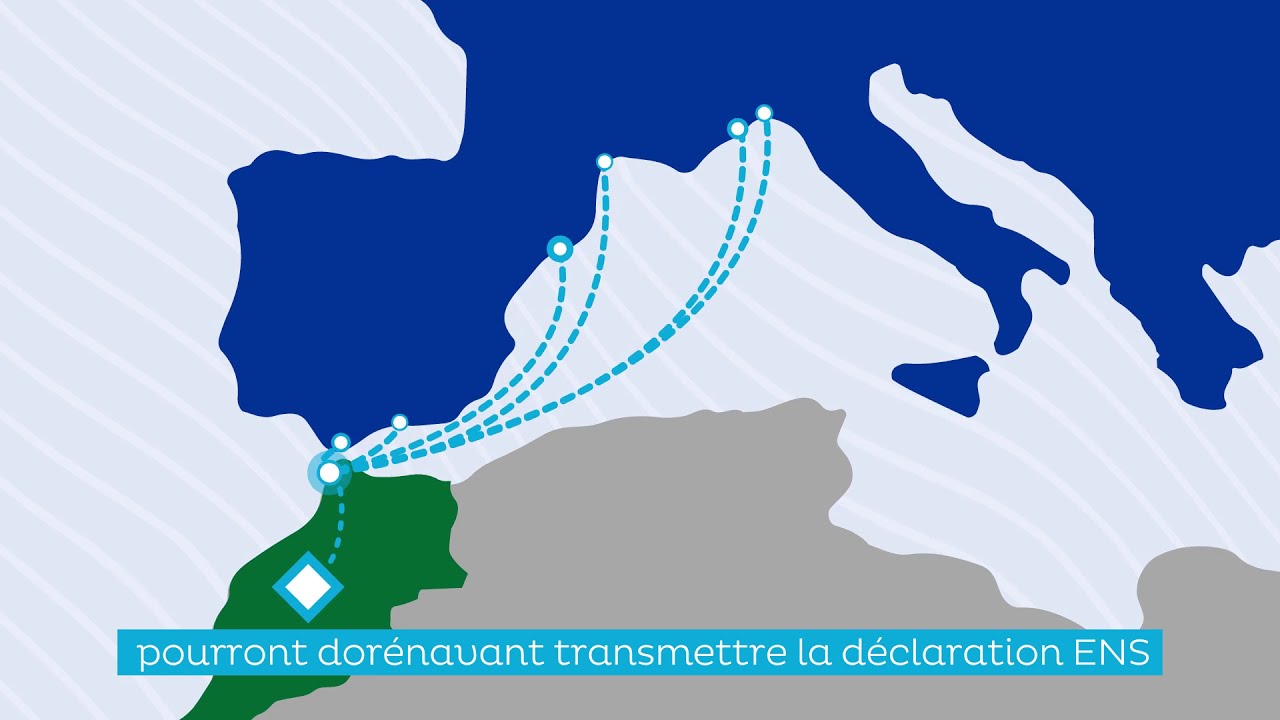 Déclaration sommaire d'entrée en Europe(ENS) et obtention du code MRN