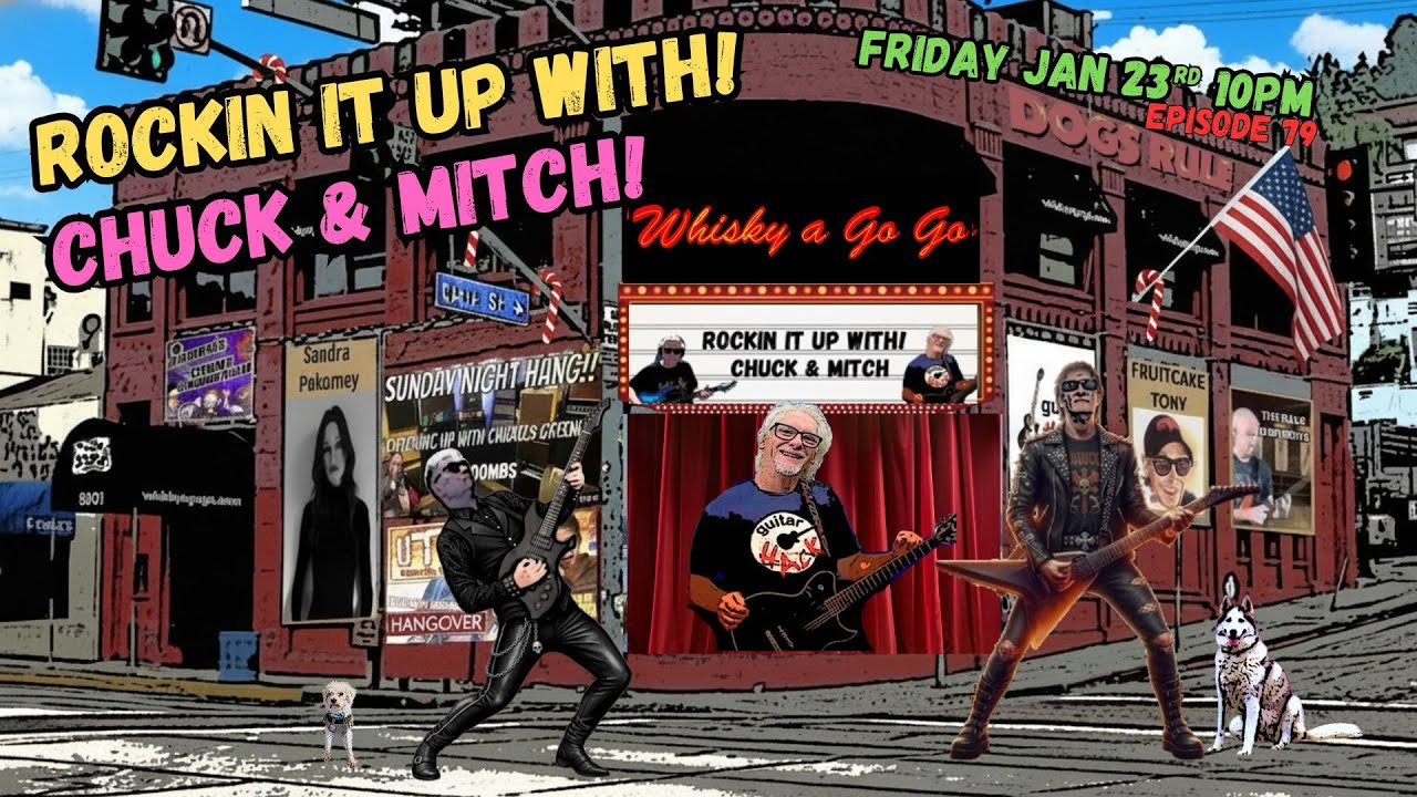 ROCKIN IT UP WITH! CHUCK & MITCH! FRIDAY JAN 23rd 10PM Ep 79