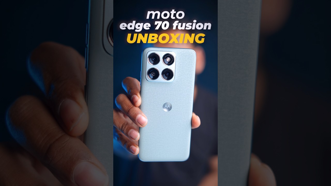 Moto Edge 70 Fusion Unboxing #shorts