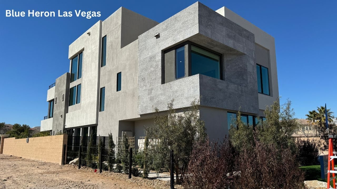 Modern Luxury Homes For Sale Las Vegas | Stonewater by Blue Heron - Abrir Model Tour $1.204m+