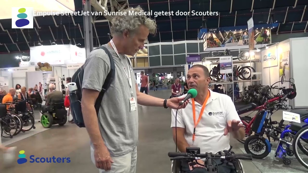 Handbike Empulse StreetJet van Sunrise Medical getest door Scouters
