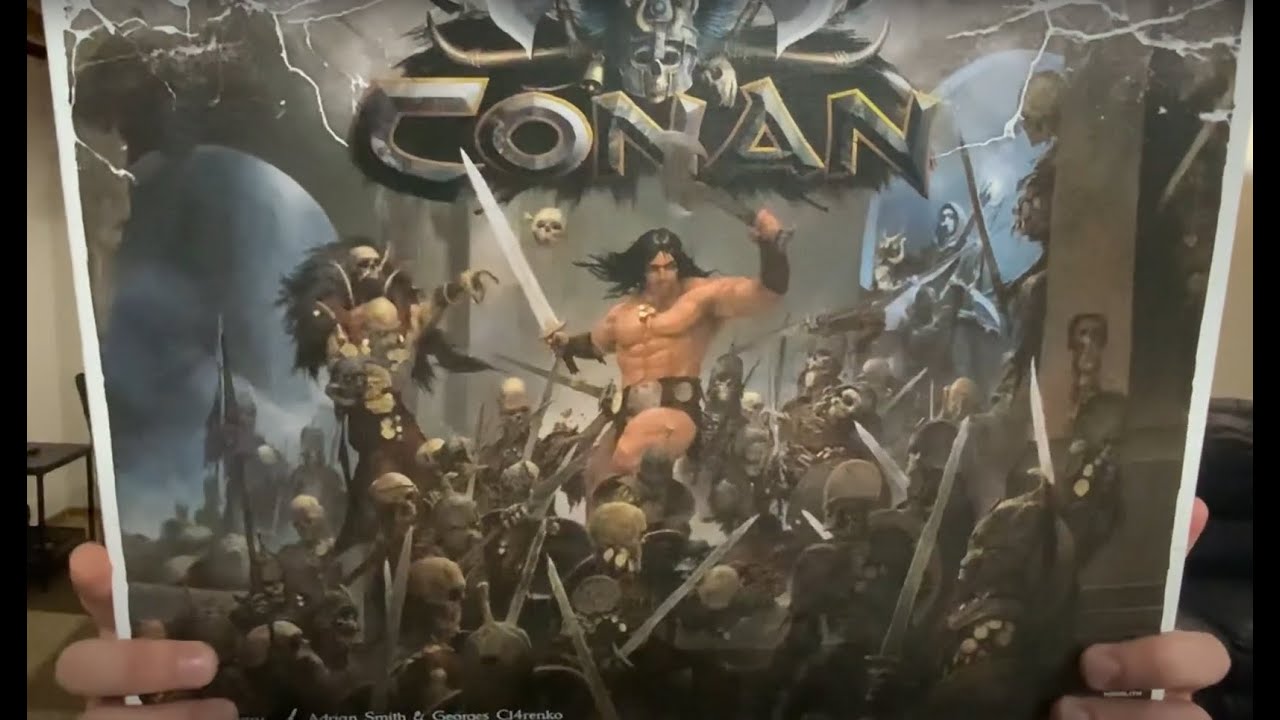 Conan the Board Game Playthrough (Grudges And Secrets)