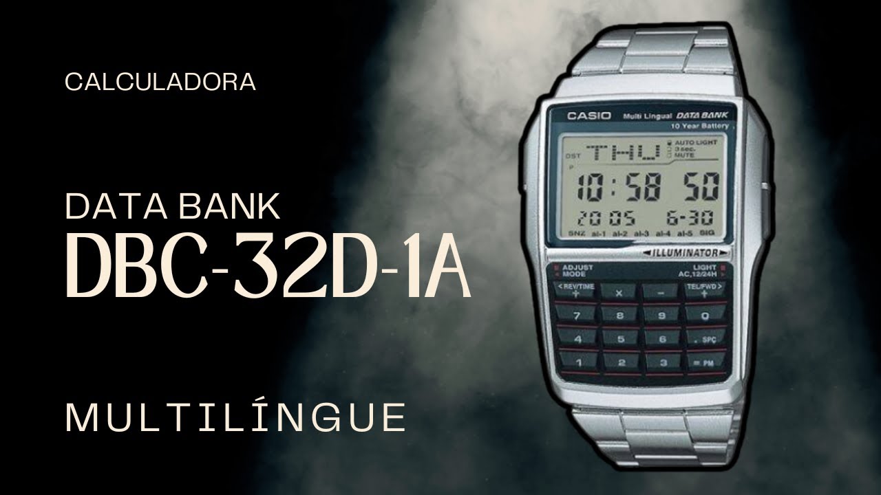 🔍Descubra o Fascinante Casio Data Bank DBC-32D-1A!🕰️