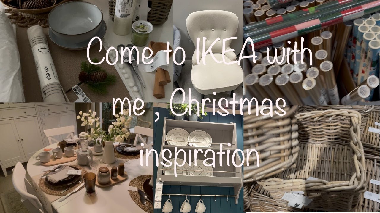 Come to IKEA with me Christmas inspiration cosy cottage ideas #ikea #christmasinspiration #ikeahaul