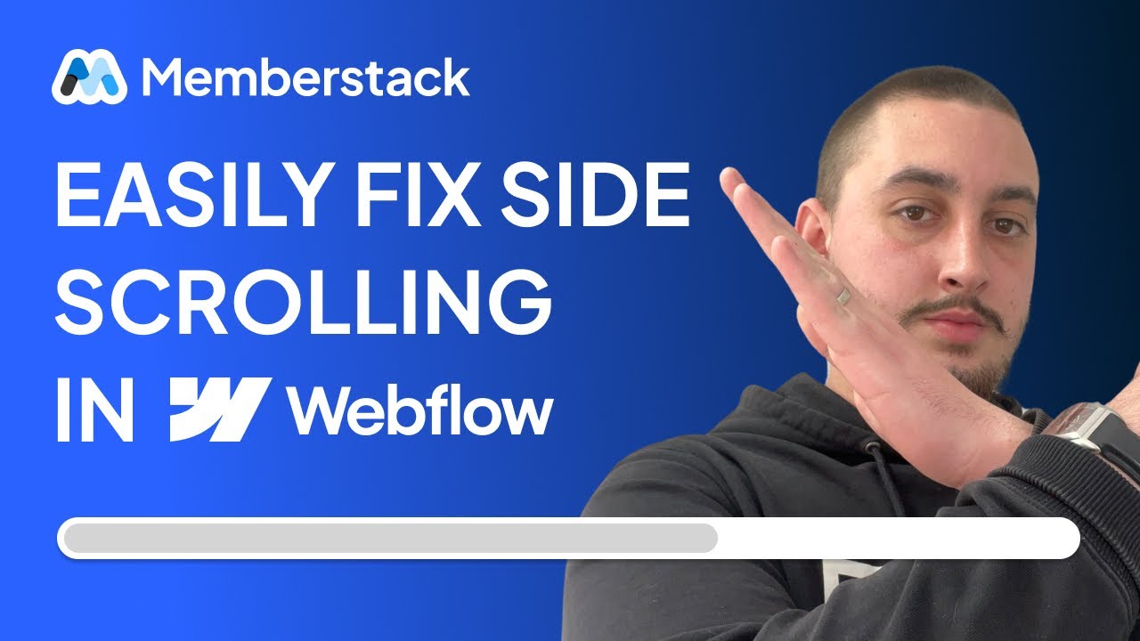EASILY Fix Webflow Side Scrolling Problem!