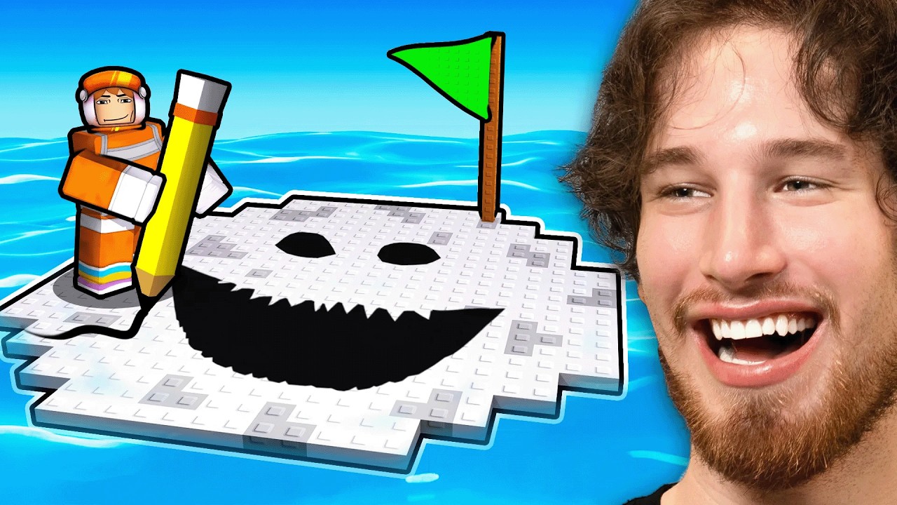 Roblox, But Any RAFT I Draw, Becomes REAL!