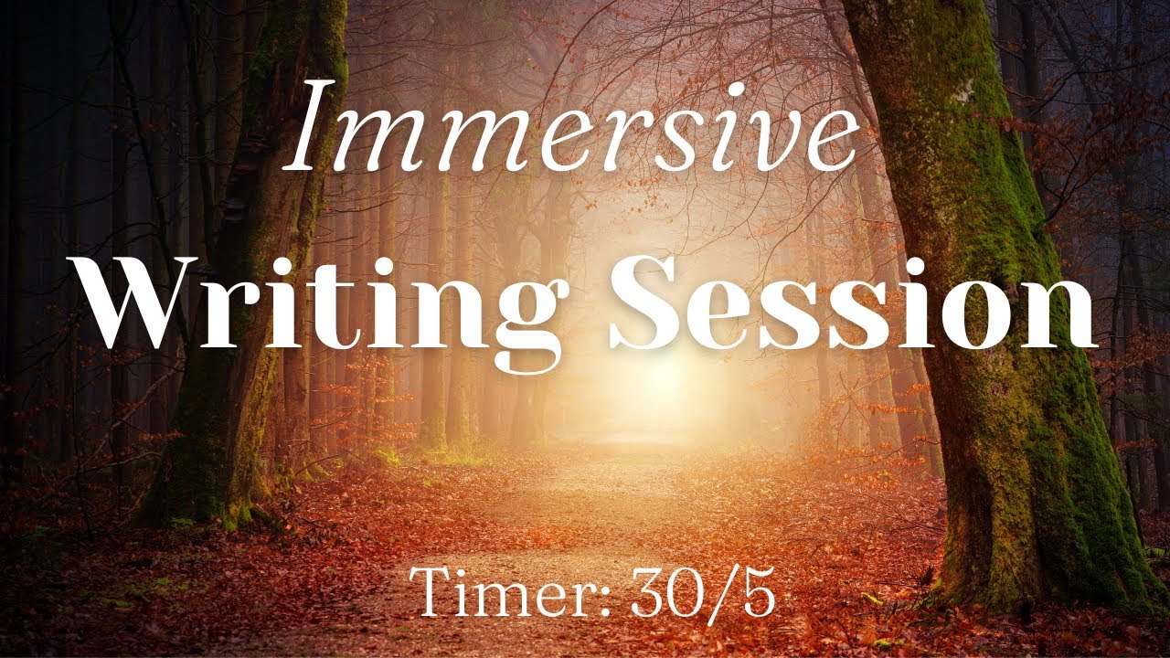 Immersive Writing Session in an enchanted forest (ambience + music) PomodoroTimer 30/5