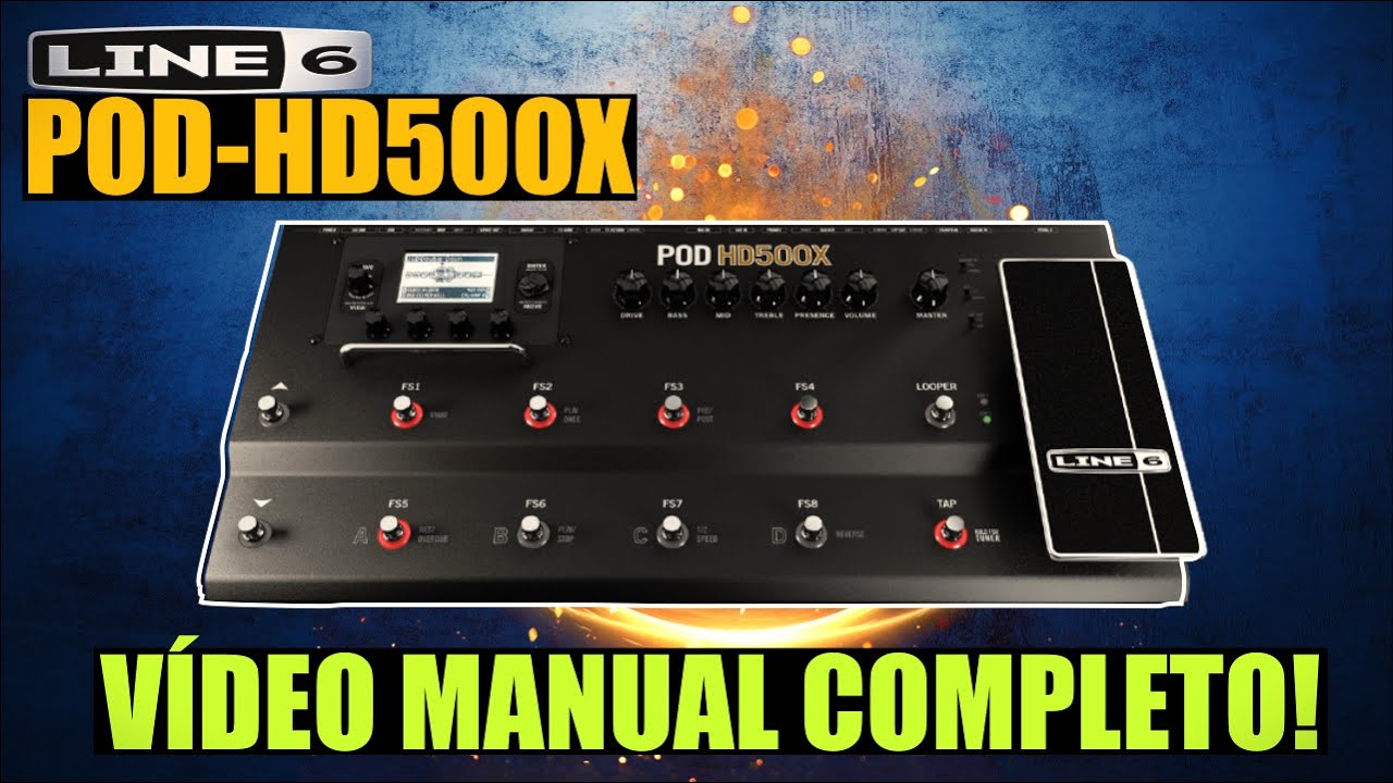 POD HD500X: TODOS OS SEGREDOS REVELADOS! TIRE O MÁXIMO dessa PEDALEIRA CLÁSSICA!