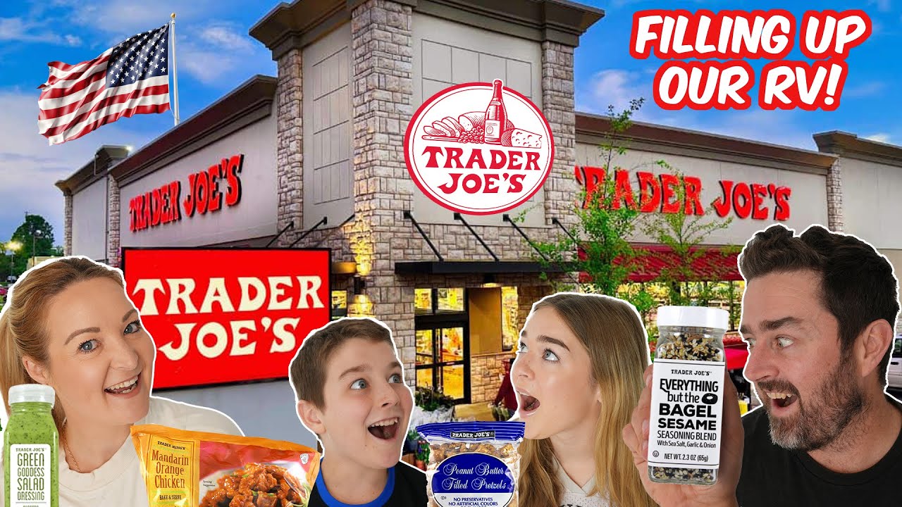 New Zealand Family go to Trader Joe's for the first time! (THE RECEIPT WAS 4 FEET LONG!)