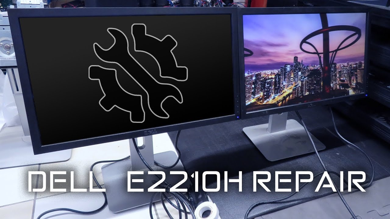 Dell E2210Hc LCD Monitor Repair (Freezes or No Power)