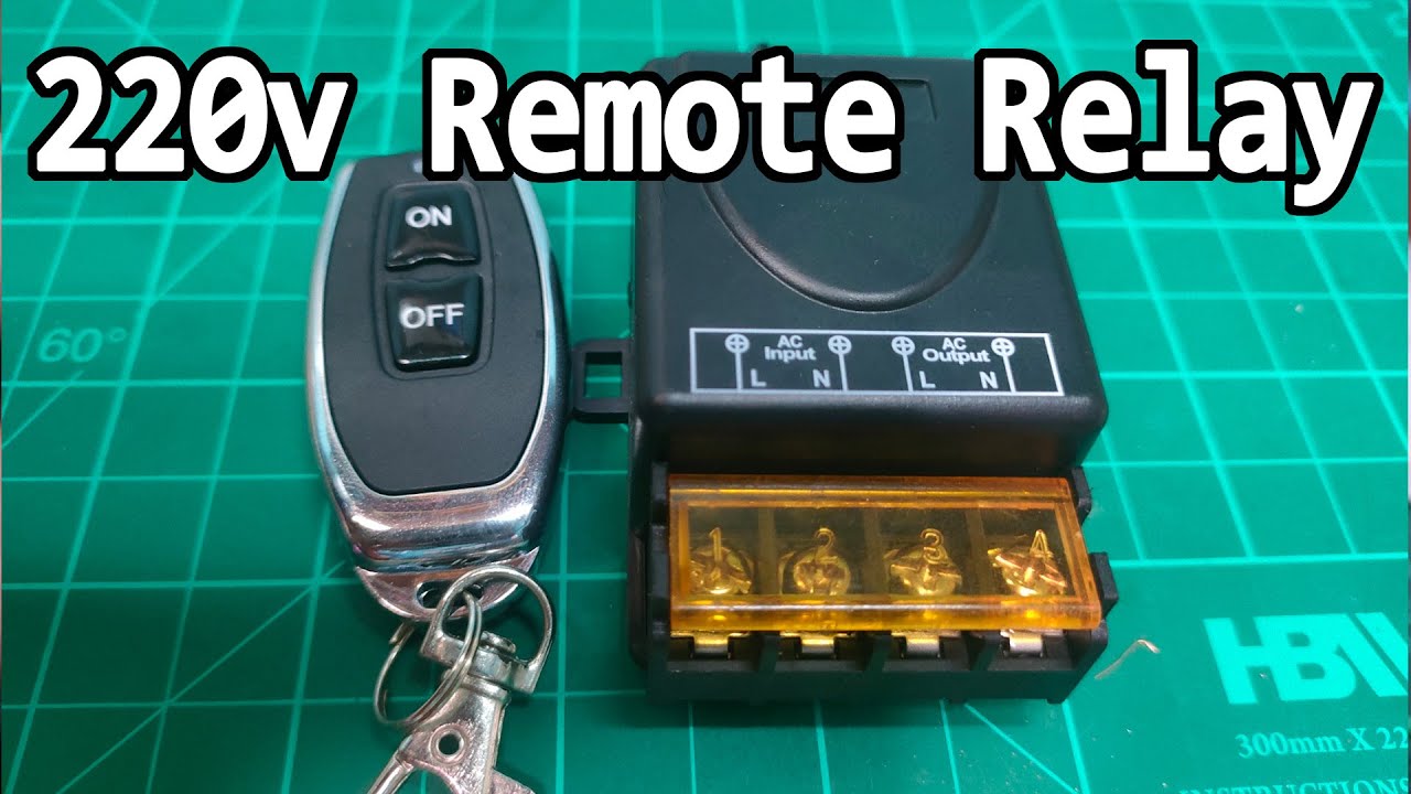 Pinakasimpleng Remote Relay 220v
