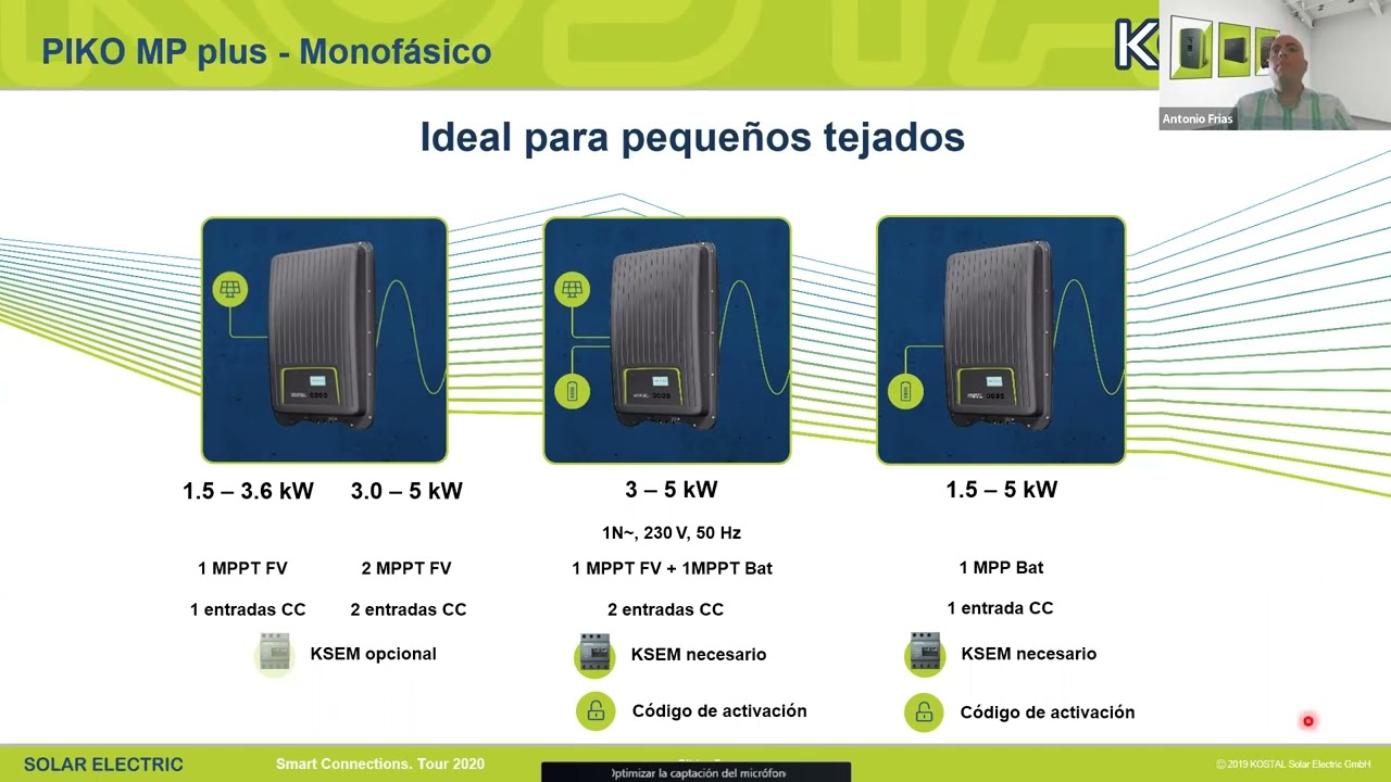 Webinar con KOSTAL: Autoconsumo residencial inteligente 2022 | Soleme SL