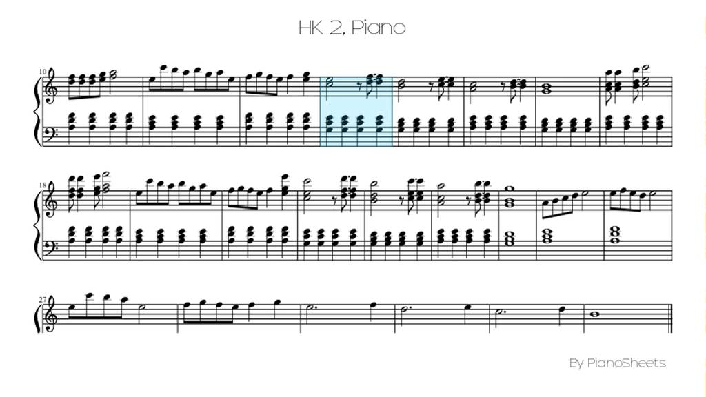 HK 2 [Piano Solo]